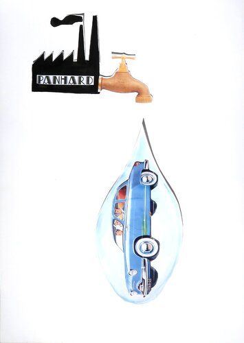 PANHARD van Richard Boigeol, Tekening te koop op Singulart