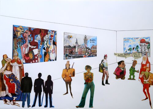 EXPOSITION I par Richard Boigeol, Œuvre sur papier en vente sur Singulart