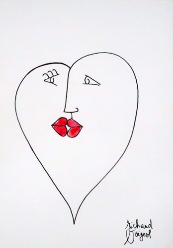 SAINT-VALENTIN 2026 di Richard Boigeol, Disegno in vendita su Singulart