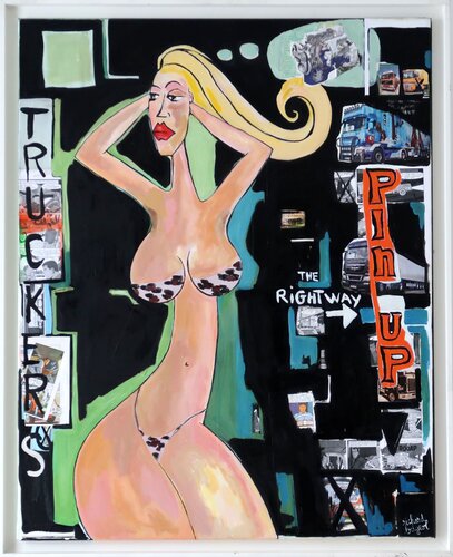 PIN-UP par Richard Boigeol, Peinture en vente sur Singulart