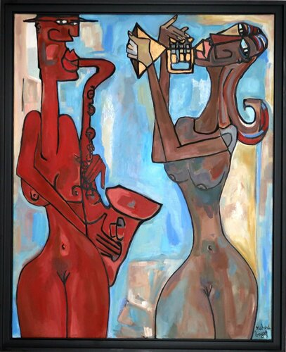 LES MUSES von Richard Boigeol, Malerei kaufen auf Singulart
