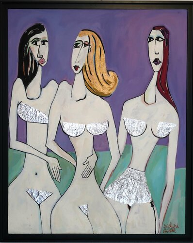 DESSOUS CHICS von Richard Boigeol, Malerei kaufen auf Singulart