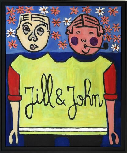 JILL&JOHN di Richard Boigeol, Pittura in vendita su Singulart