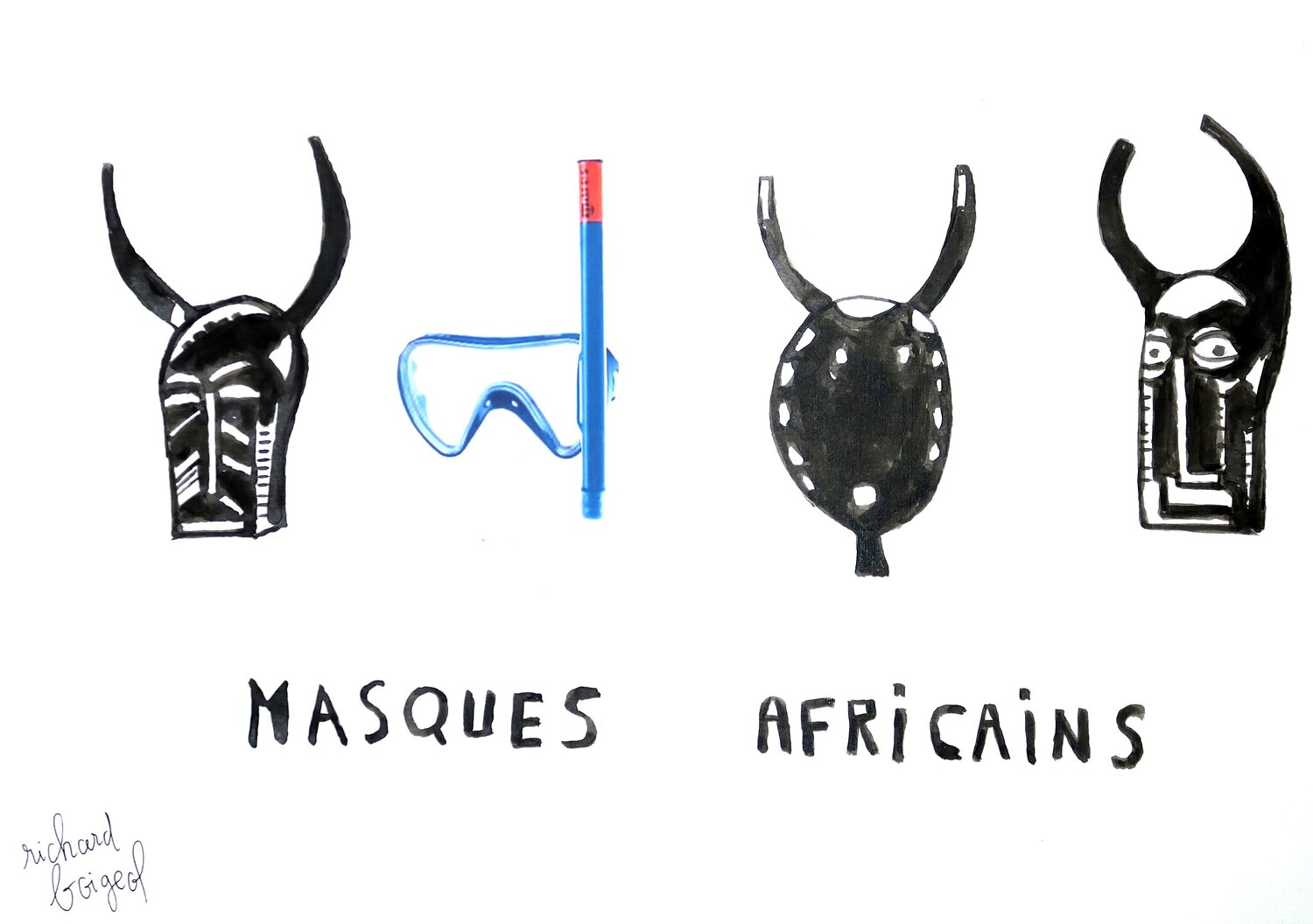 MASQUES AFRICAINS Richard Boigeol