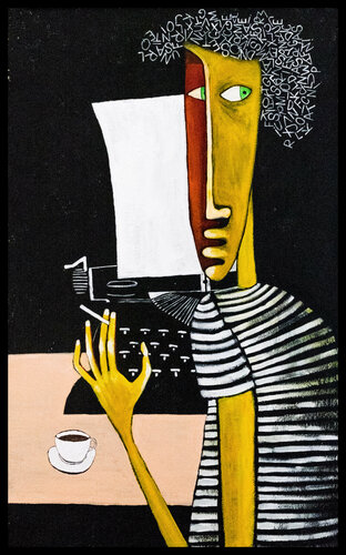 Waiting for the muse di Mikhail Baranovskiy, Pittura in vendita su Singulart