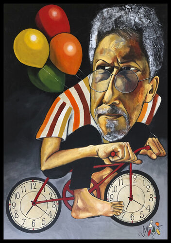 Racing against time di Mikhail Baranovskiy, Pittura in vendita su Singulart