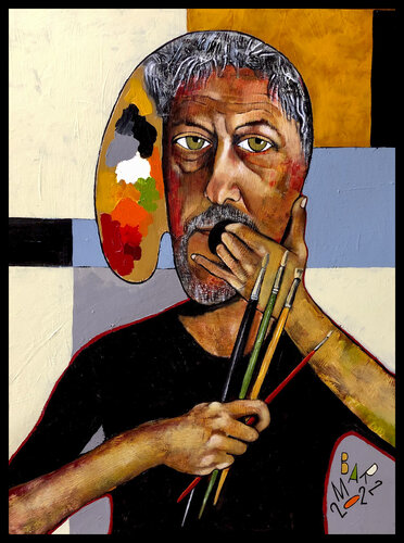 Portrait of the artist by Mikhail Baranovskiy, Painting for Sale on Singulart