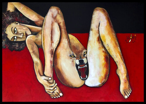 "The Taming of the Shrew" di Mikhail Baranovskiy, Pittura in vendita su Singulart