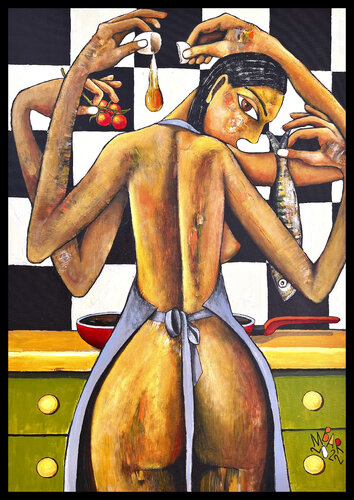 Some like it hot di Mikhail Baranovskiy, Pittura in vendita su Singulart