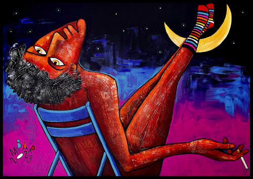 A Hard Days Night van Mikhail Baranovskiy, Schilderij te koop op Singulart