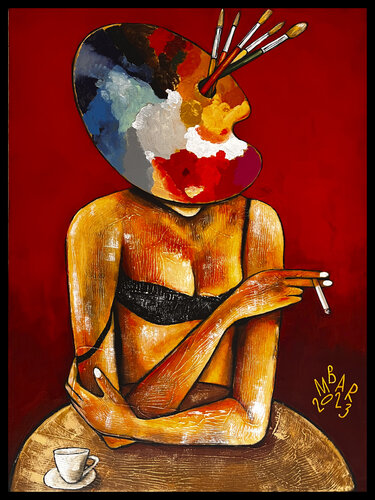 Portrait of an Unknown Woman by Mikhail Baranovskiy, Painting for Sale on Singulart