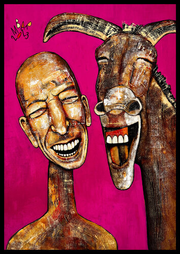 What a wonderful world van Mikhail Baranovskiy, Schilderij te koop op Singulart