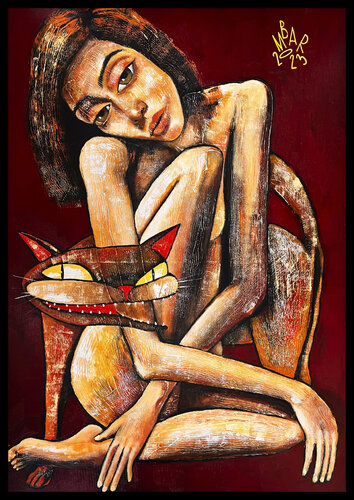 CATharsis van Mikhail Baranovskiy, Schilderij te koop op Singulart