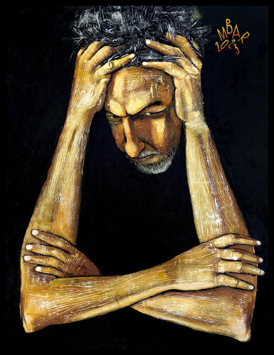 Vicious circle di Mikhail Baranovskiy, Pittura in vendita su Singulart