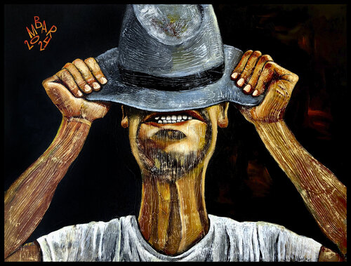 I'm so fucking tired of all this shit! par Mikhail Baranovskiy, Peinture en vente sur Singulart