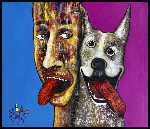 Tell me who your friends are... par Mikhail Baranovskiy, Peinture en vente sur Singulart