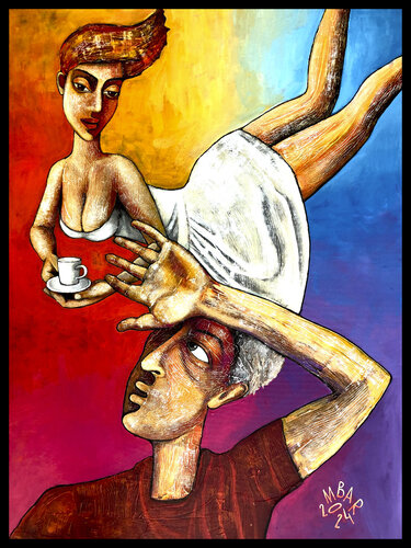 Gift from heaven par Mikhail Baranovskiy, Peinture en vente sur Singulart