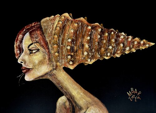 Shell-tered beauty by Mikhail Baranovskiy, 회화 for Sale on Singulart