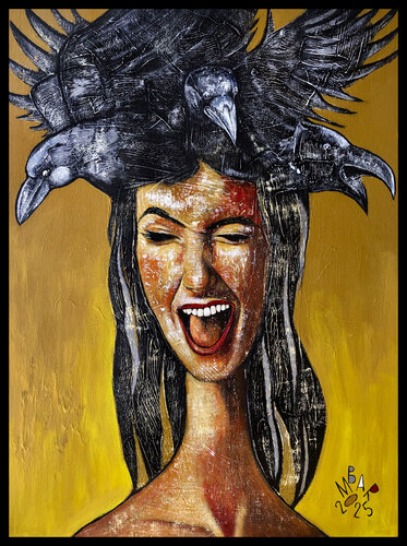 A crowded mind von Mikhail Baranovskiy, Malerei kaufen auf Singulart