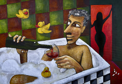 The world can wait by Mikhail Baranovskiy, Painting for Sale on Singulart