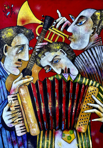 Play it again di Mikhail Baranovskiy, Pittura in vendita su Singulart