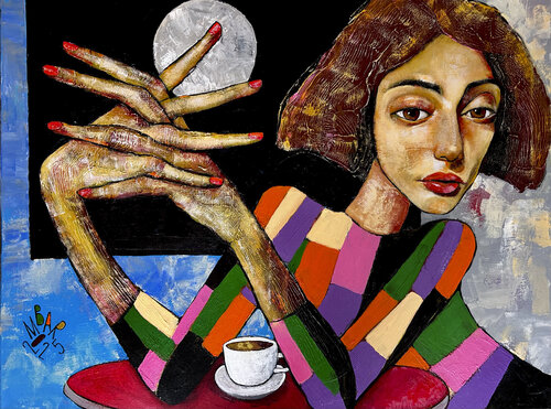 Evening coffee von Mikhail Baranovskiy, Malerei kaufen auf Singulart