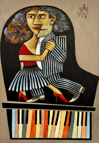 Two to Tango par Mikhail Baranovskiy, Peinture en vente sur Singulart