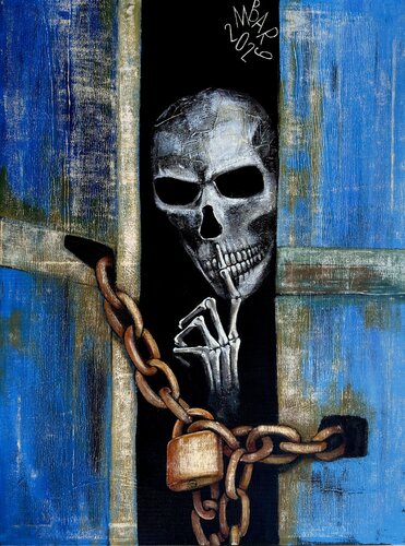 What We Don’t Mention van Mikhail Baranovskiy, Schilderij te koop op Singulart