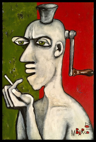 L'intelligence, ça se voit di Mikhail Baranovskiy, Pittura in vendita su Singulart