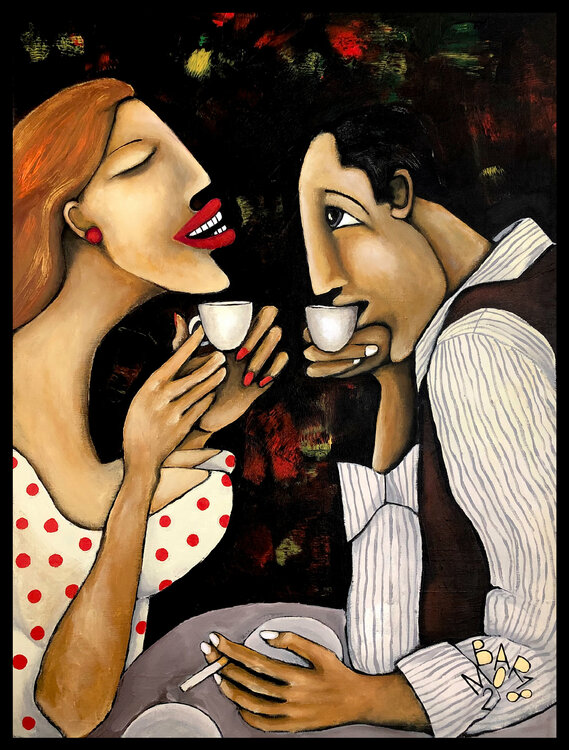 Thé, café, danser Mikhail Baranovskiy