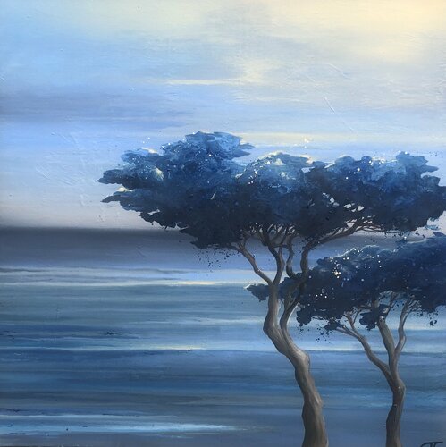 Pins de bords de mer di Claire Jombart, Pittura in vendita su Singulart