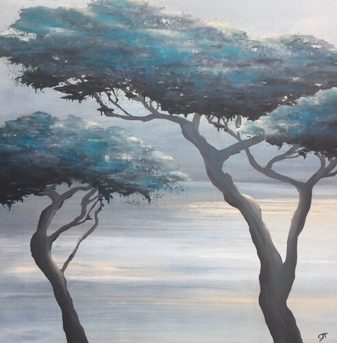 Pins de bord de mer 1 di Claire Jombart, Pittura in vendita su Singulart