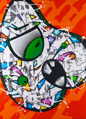 Funkhaus Monster by Michel Cren Pietsch, Painting for Sale on Singulart