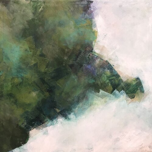 Cielo de coral verde di Sara Sepúlveda, Pittura in vendita su Singulart