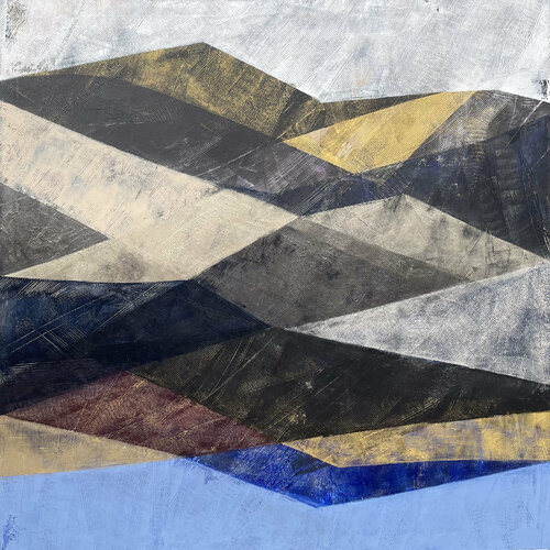Montañas de arlequín by Sara Sepúlveda, Painting for Sale on Singulart