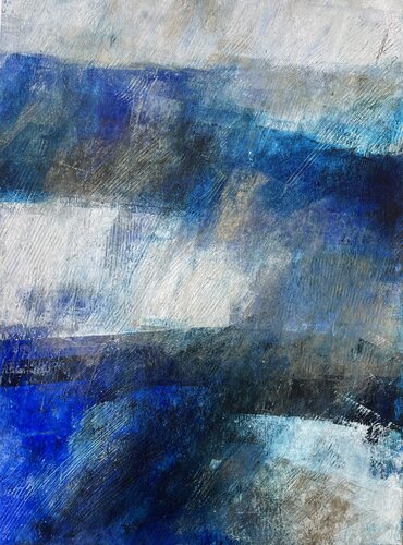 Paisaje azul IV van Sara Sepúlveda, Werk op papier te koop op Singulart