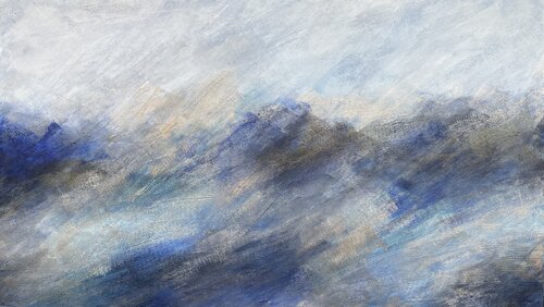 Mar de montañas von Sara Sepúlveda, Malerei kaufen auf Singulart