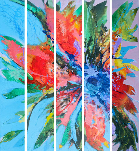 Lust auf Sommer II di Conny Niehoff, Pittura in vendita su Singulart