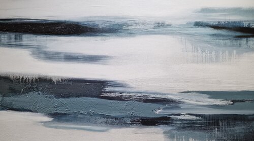 Wenn die Seen gefrieren par Conny Niehoff, Peinture en vente sur Singulart