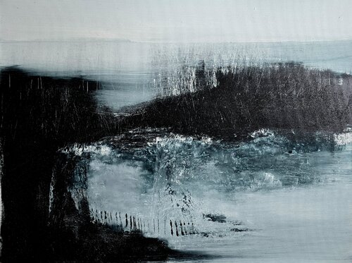 Winter am See par Conny Niehoff, Peinture en vente sur Singulart