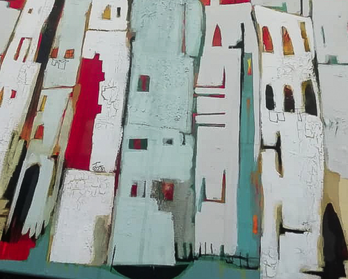 Stadt di Conny Niehoff, Pittura in vendita su Singulart