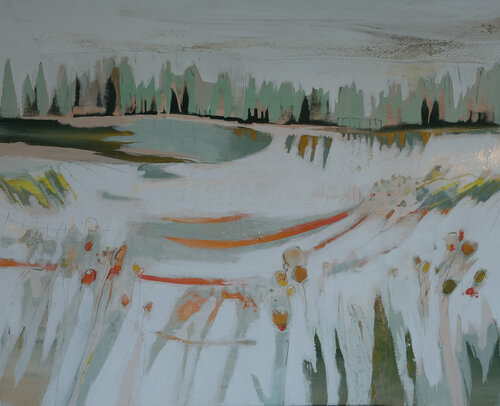 Wenn es Frühling wird auf dem Land di Conny Niehoff, Pittura in vendita su Singulart