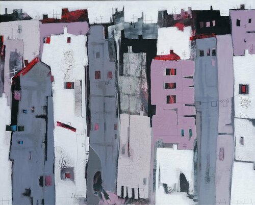 Alte Fassaden di Conny Niehoff, Pittura in vendita su Singulart