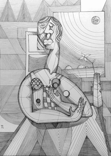 Quarantine IV von Teixeira Leite, Zeichnungen kaufen auf Singulart