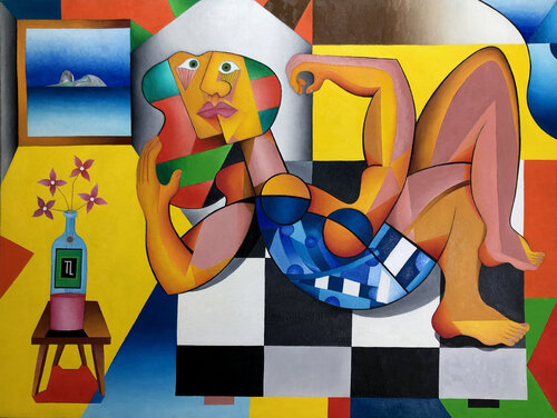 Invented Woman II di Teixeira Leite, Pittura in vendita su Singulart