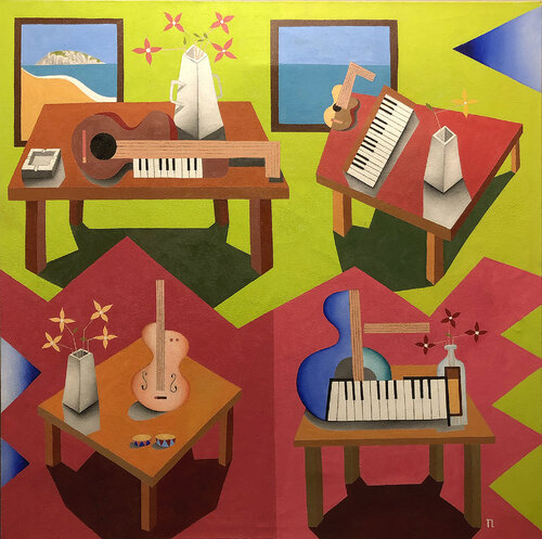 Musician's Table 43 von Teixeira Leite, Malerei kaufen auf Singulart