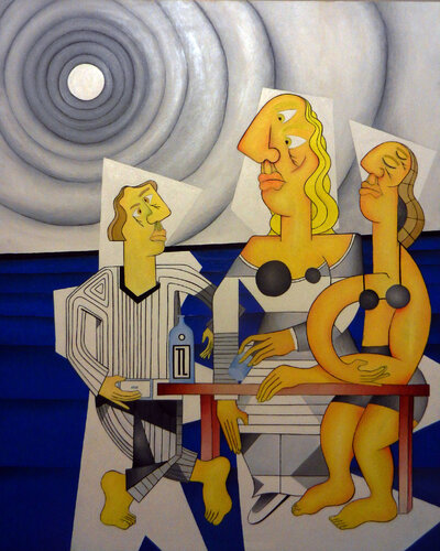 Bar Scene V von Teixeira Leite, Malerei kaufen auf Singulart