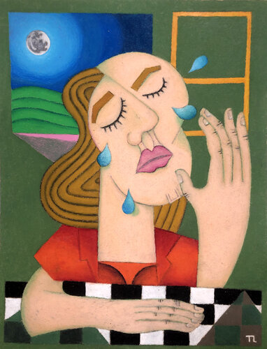 Crying von Teixeira Leite, Malerei kaufen auf Singulart