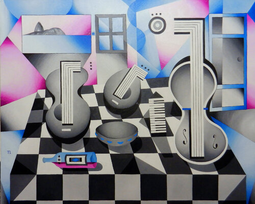 Musician's Table 28 de Teixeira Leite, Pintura a la venta en Singulart