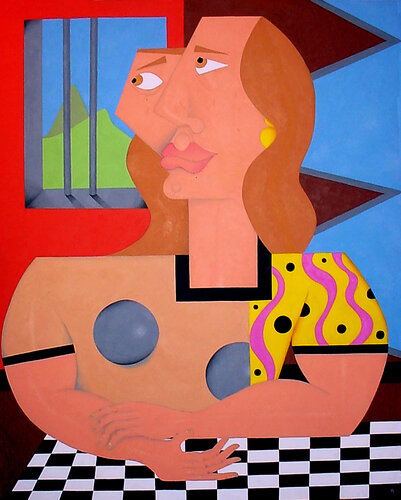 Love in Ipanema van Teixeira Leite, Schilderij te koop op Singulart